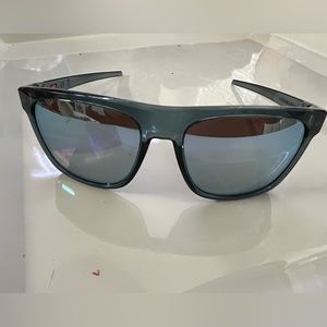 Oakley Leffingwell Prizm Deep Water Polarized Lenses with Crystal Black Frame